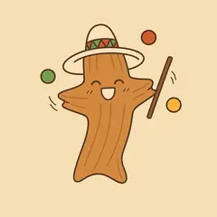 チュロ・わらう