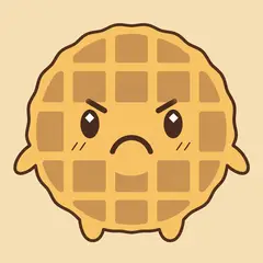 ワッフー・おこる